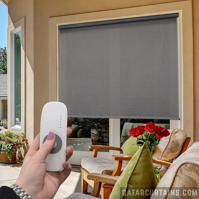 Motorized Outdoor Shades